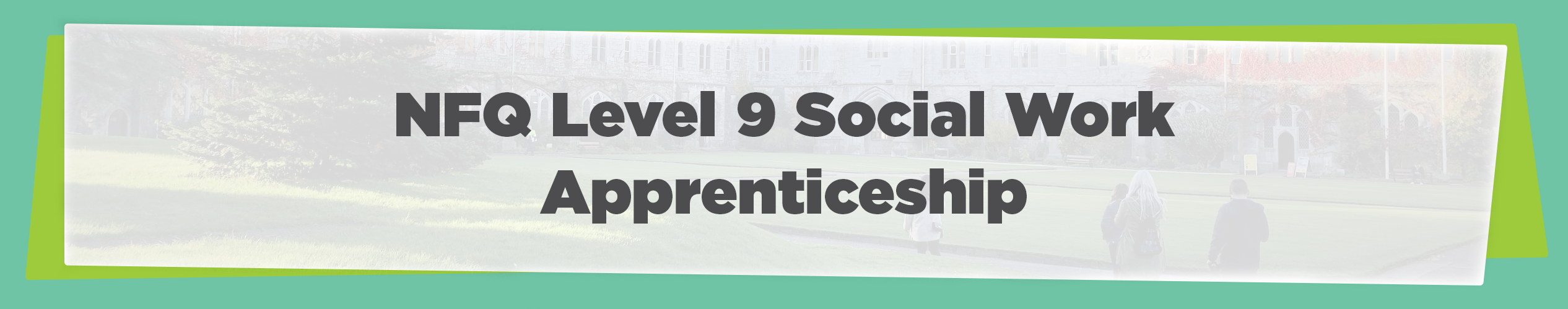 Level 9 Social Work Apprenticeship