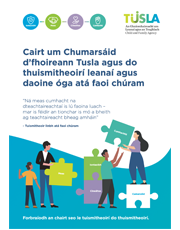 Cairt um Chumarsáid d’fhoireann Tusla agus do thuismitheoirí leanaí agus daoine óga atá faoi chúram (Irish)
