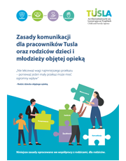 Zasady komunikacji dla pracowników Tusla oraz rodziców dzieci i młodzieży objętej opieką (Polish)