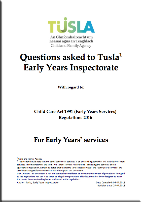 questions asked to the early years inspectorate from the early years daycare interview questions