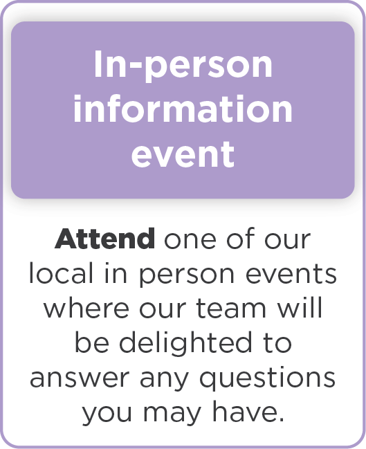 In-person information event