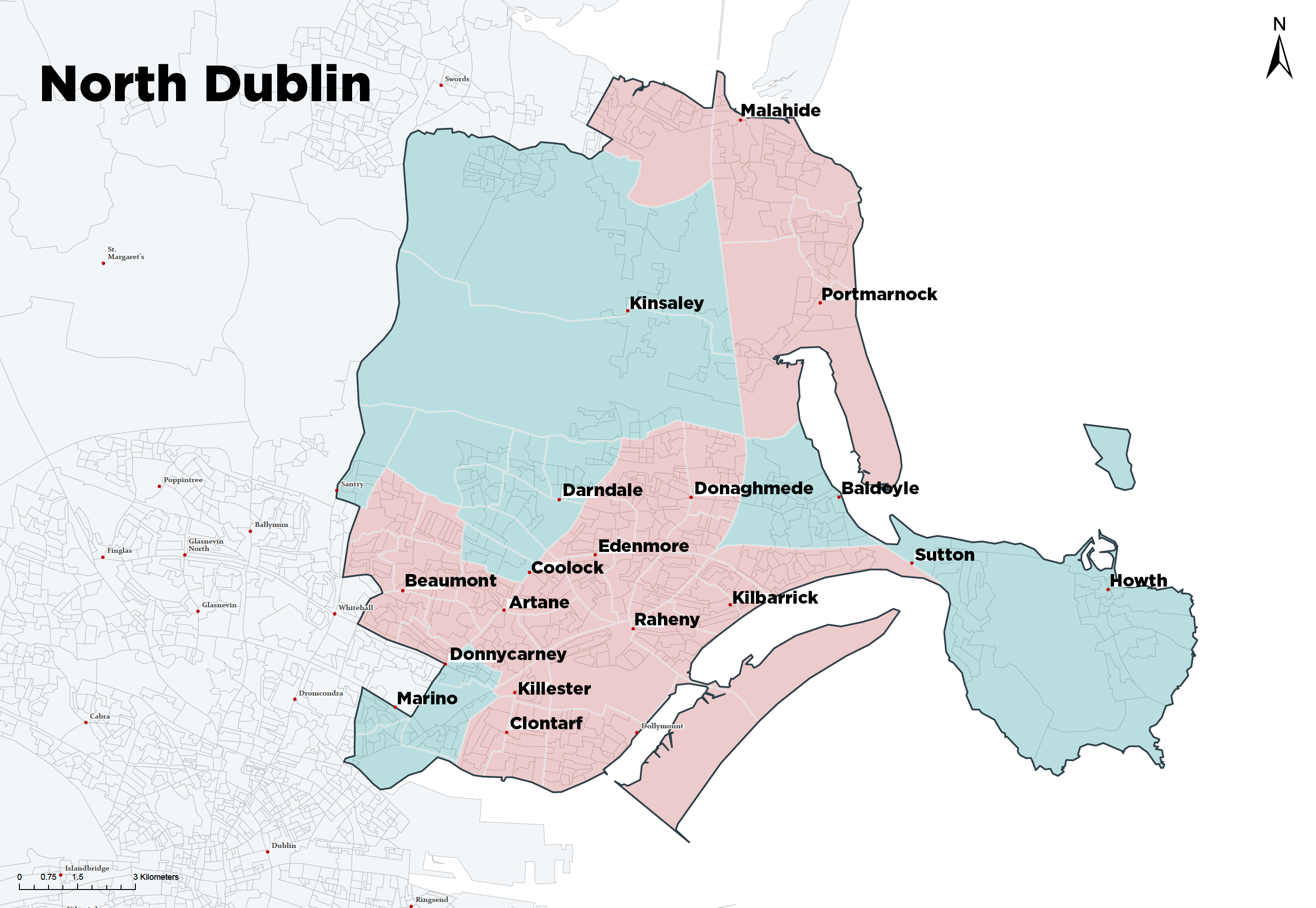 North Dublin Map
