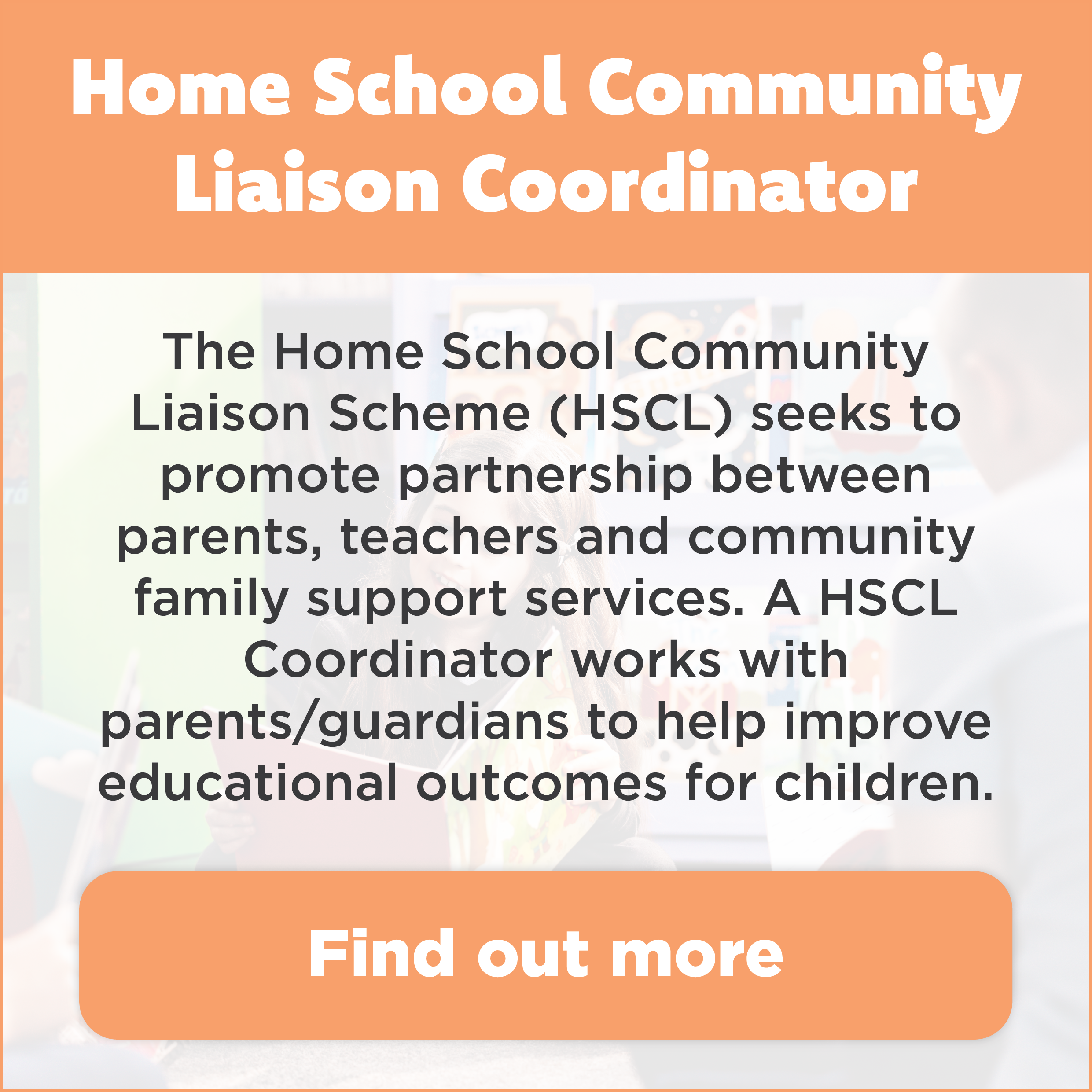Home School Community Liaison Coordinator - Find out more