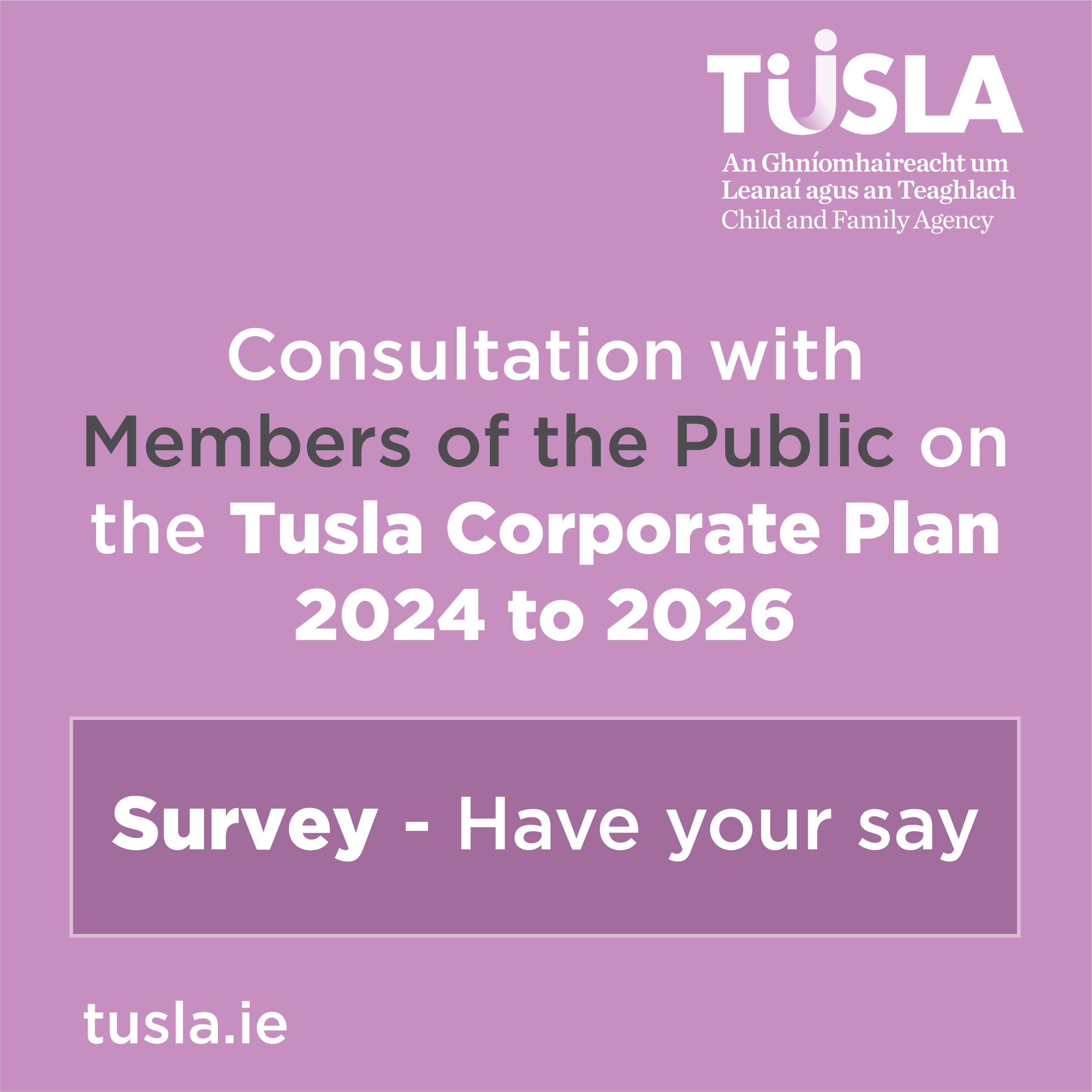 SurveysTusla Child and Family Agency